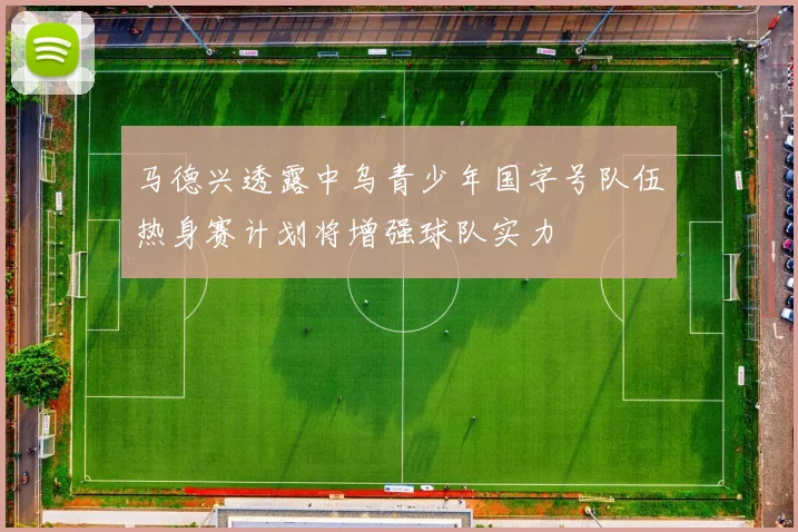 马德兴透露中乌青少年国字号队伍热身赛计划将增强球队实力